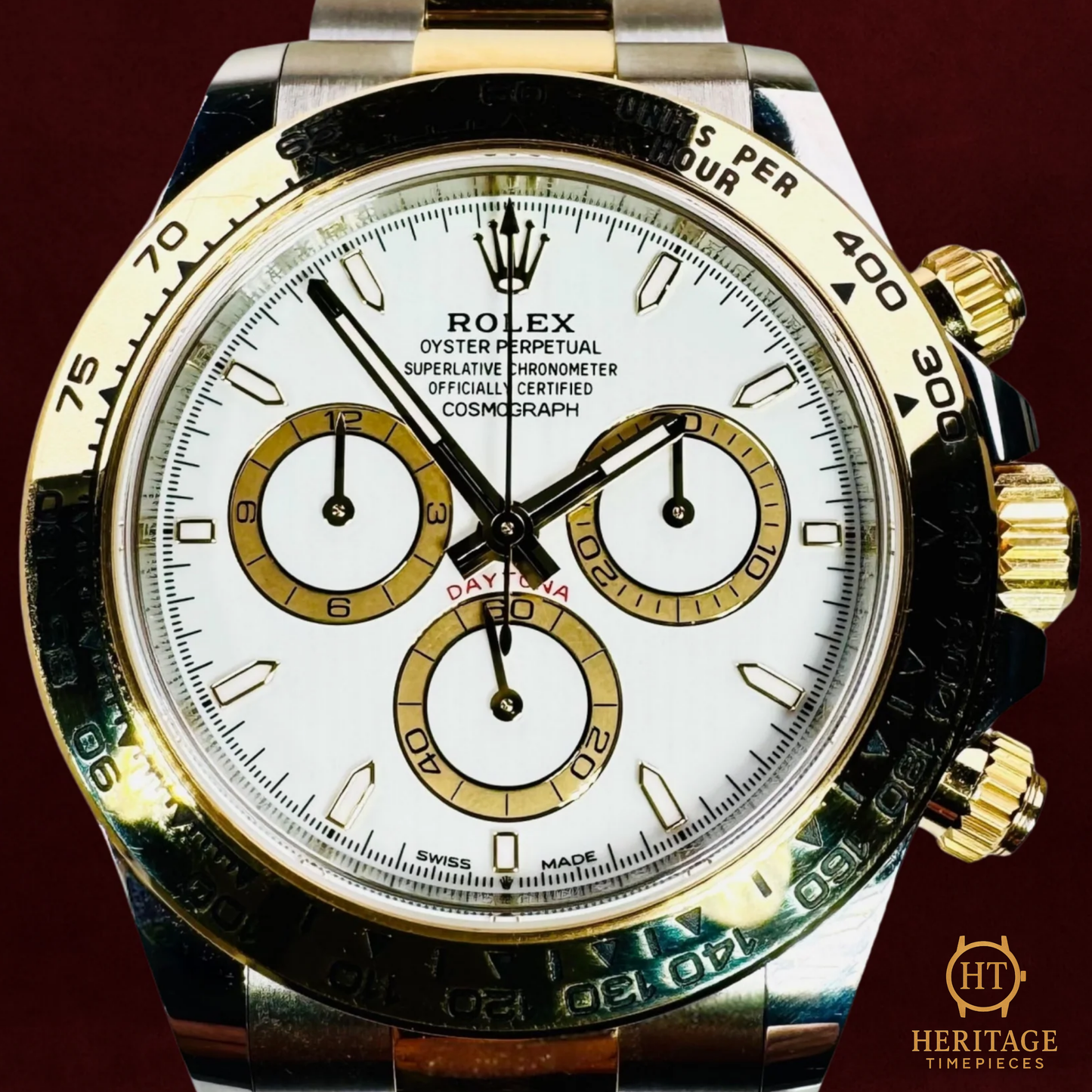Rolex Daytona Cosmograph ‘White Dial, Yellow Gold & Steel’ – Reference 126503 (2023)