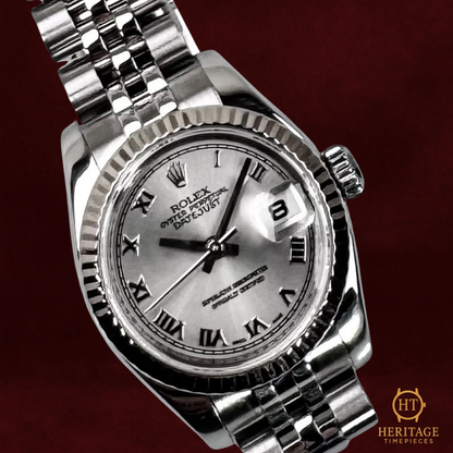 Rolex Lady-Datejust 26 ‘Rhodium Roman Dial’ - Reference 179174 (2008)