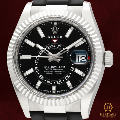 Rolex Sky-Dweller 'White Gold Oysterflex' – Reference 336239 (2025) TA