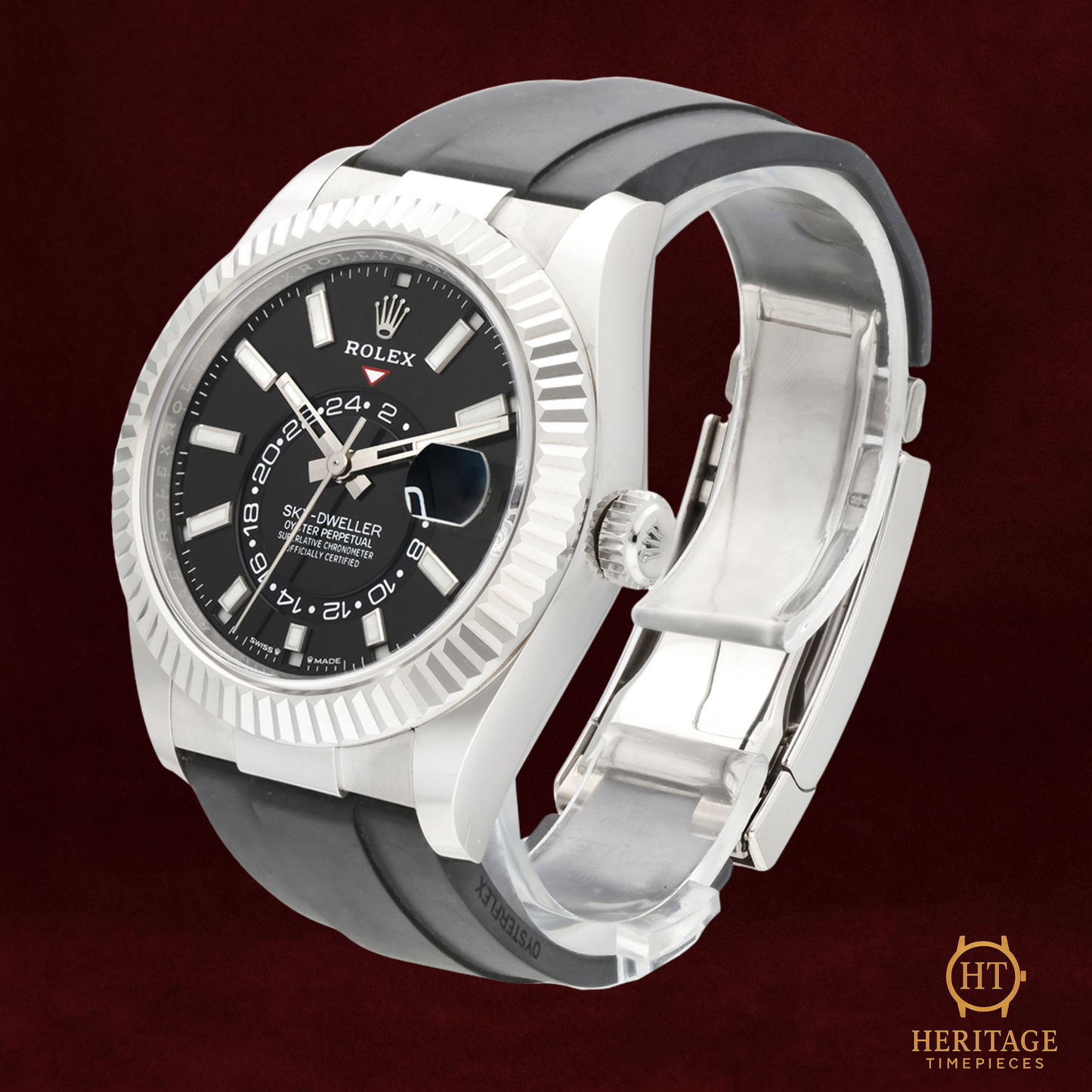 Rolex Sky-Dweller 'White Gold Oysterflex' – Reference 336239 (2025) TA
