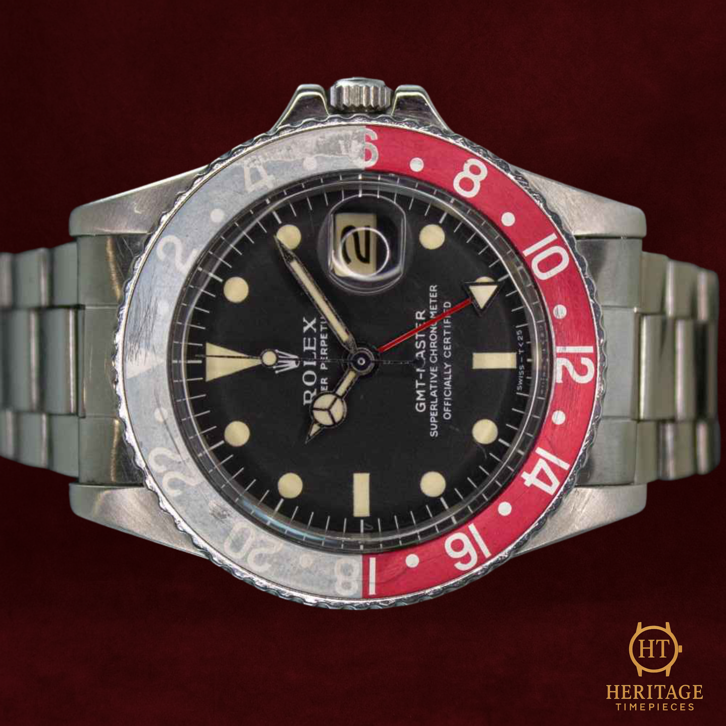 Rolex GMT-Master ’Long E Gilt-Style Transitional Pilot’s GMT’ – Reference 1675 (1968)