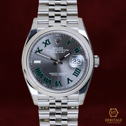 Rolex Datejust 36 'Wimbledon Dial - Jubilee' - Reference 126200 (2025)