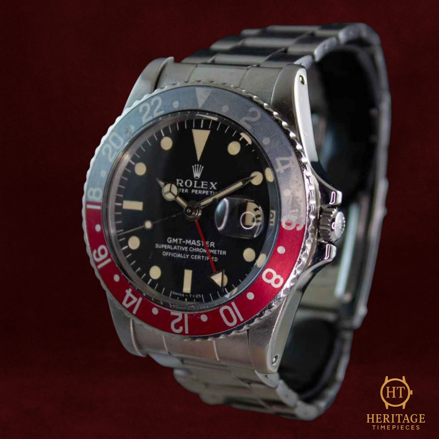 Rolex GMT-Master ’Long E Gilt-Style Transitional Pilot’s GMT’ – Reference 1675 (1968)