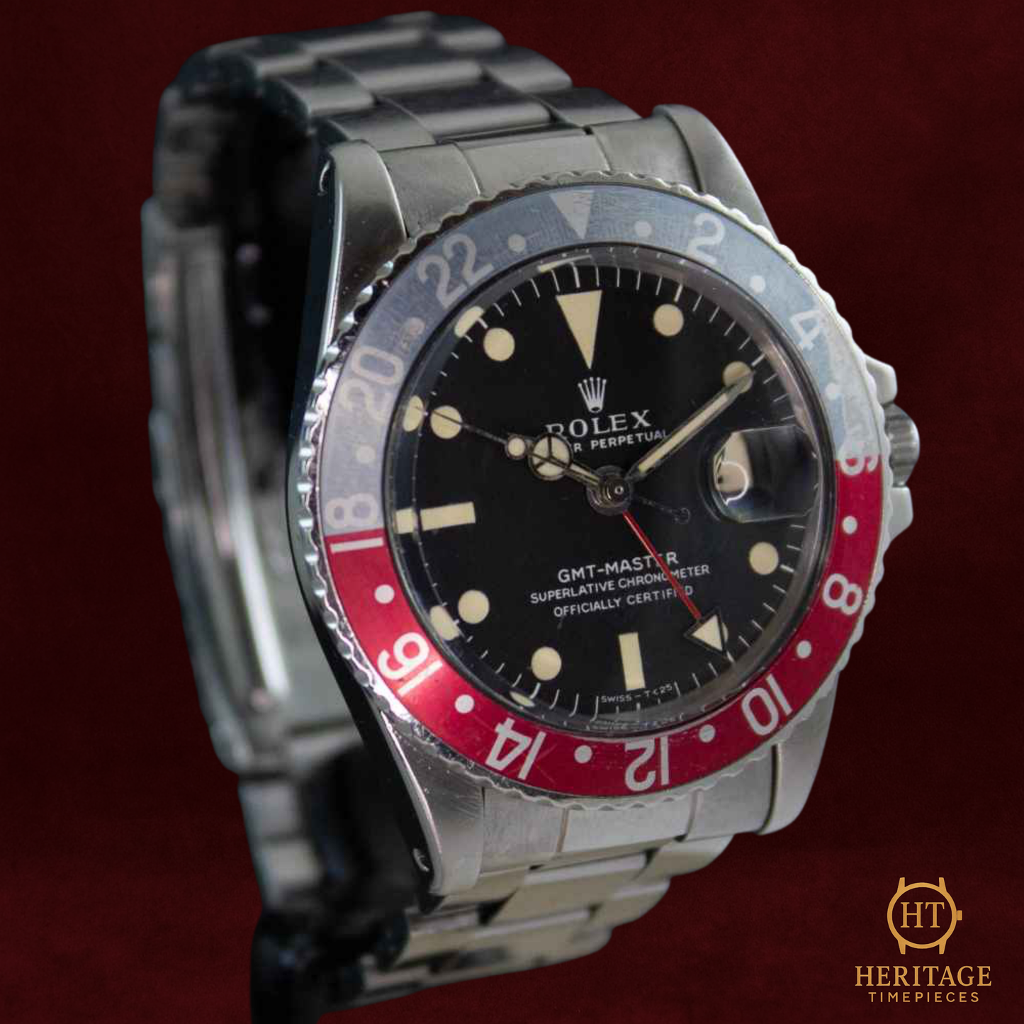Rolex GMT-Master ’Long E Gilt-Style Transitional Pilot’s GMT’ – Reference 1675 (1968)
