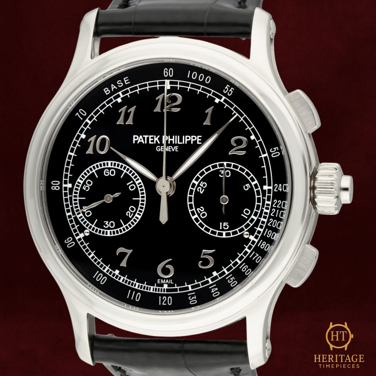 Patek Philippe Grand Complications 5370P-001 ‘Split-Seconds Chronograph – Black Enamel Dial’ (2021)