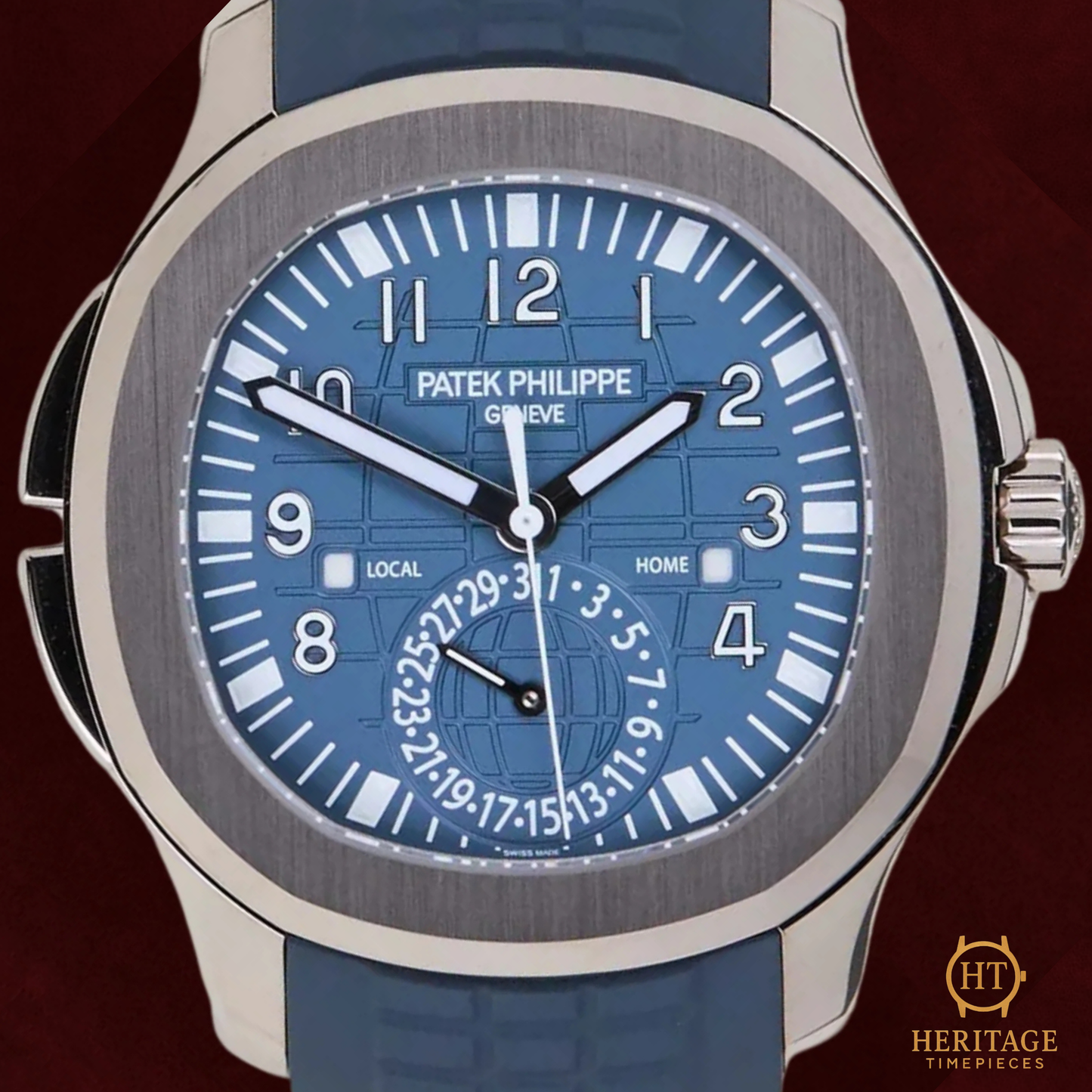 Patek Philippe Aquanaut Travel Time 'Blue Dial - White Gold' - Reference 5164G-001 (2024)