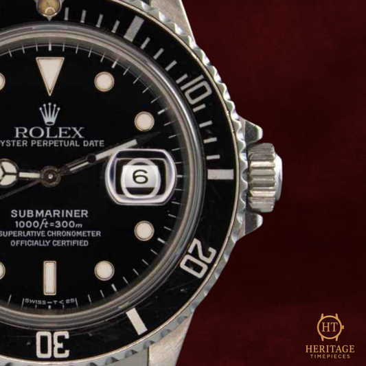 Rolex Submariner Date ‘Stainless Steel – Black Dial’ – Reference 168000 (1988)