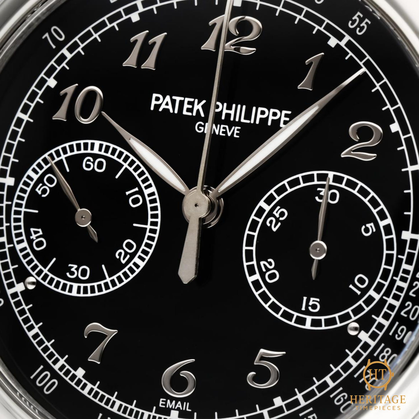 Patek Philippe Grand Complications 5370P-001 ‘Split-Seconds Chronograph – Black Enamel Dial’ (2021)