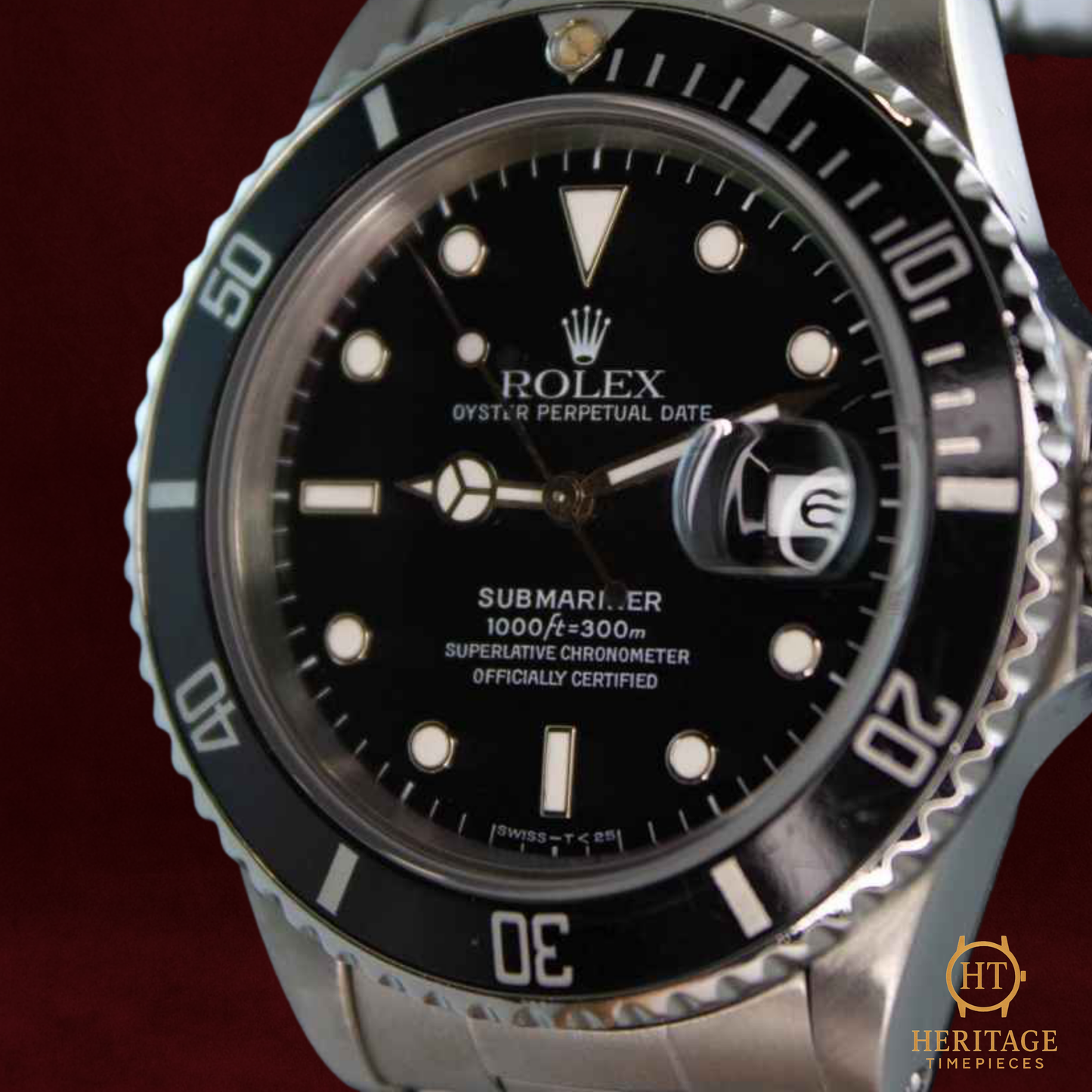 Rolex Submariner Date ‘Stainless Steel – Black Dial’ – Reference 168000 (1988)