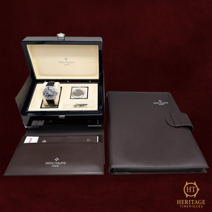 Patek Philippe Grand Complications 5370P-001 ‘Split-Seconds Chronograph – Black Enamel Dial’ (2021)