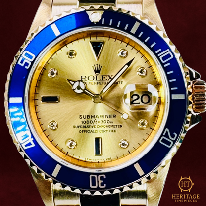 Rolex Submariner Date ‘Serti Diamond & Sapphire Dial’ - Reference 16618