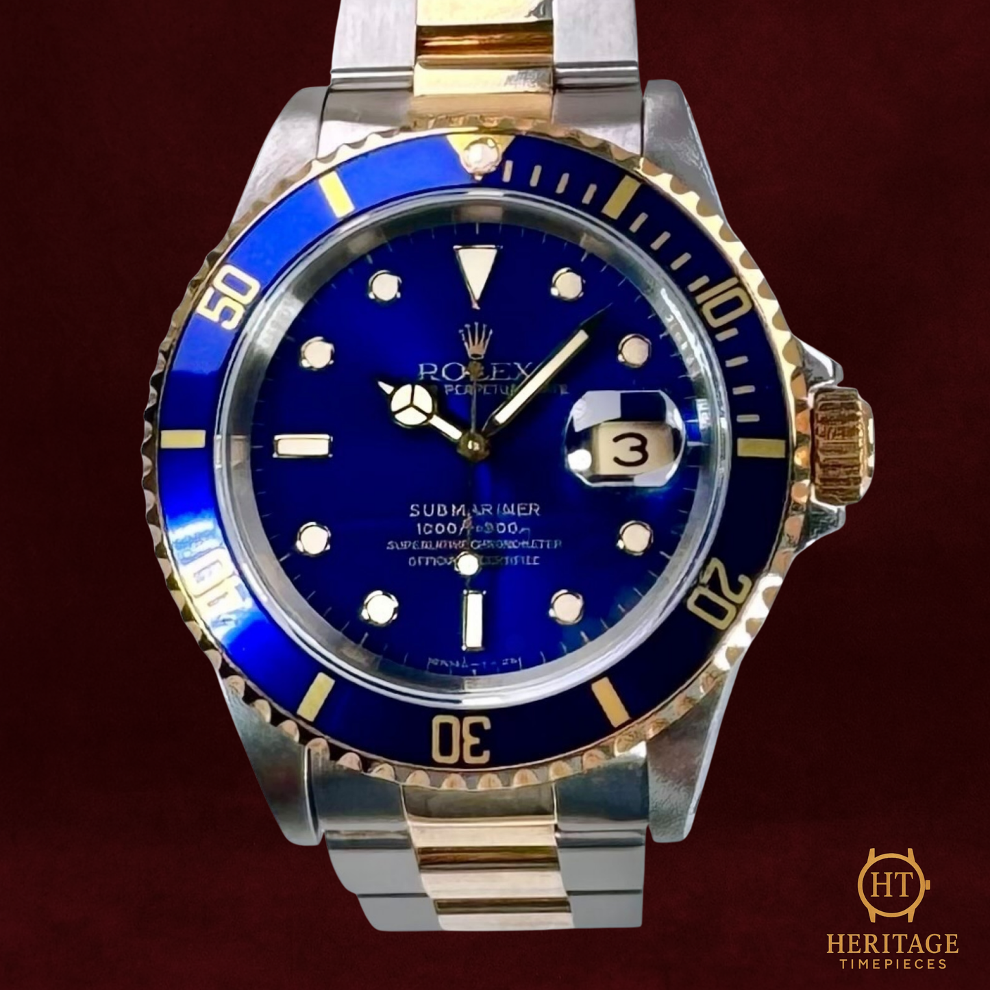 Rolex Submariner Date ‘Blue Dial’ – Reference 16613 (40 mm)