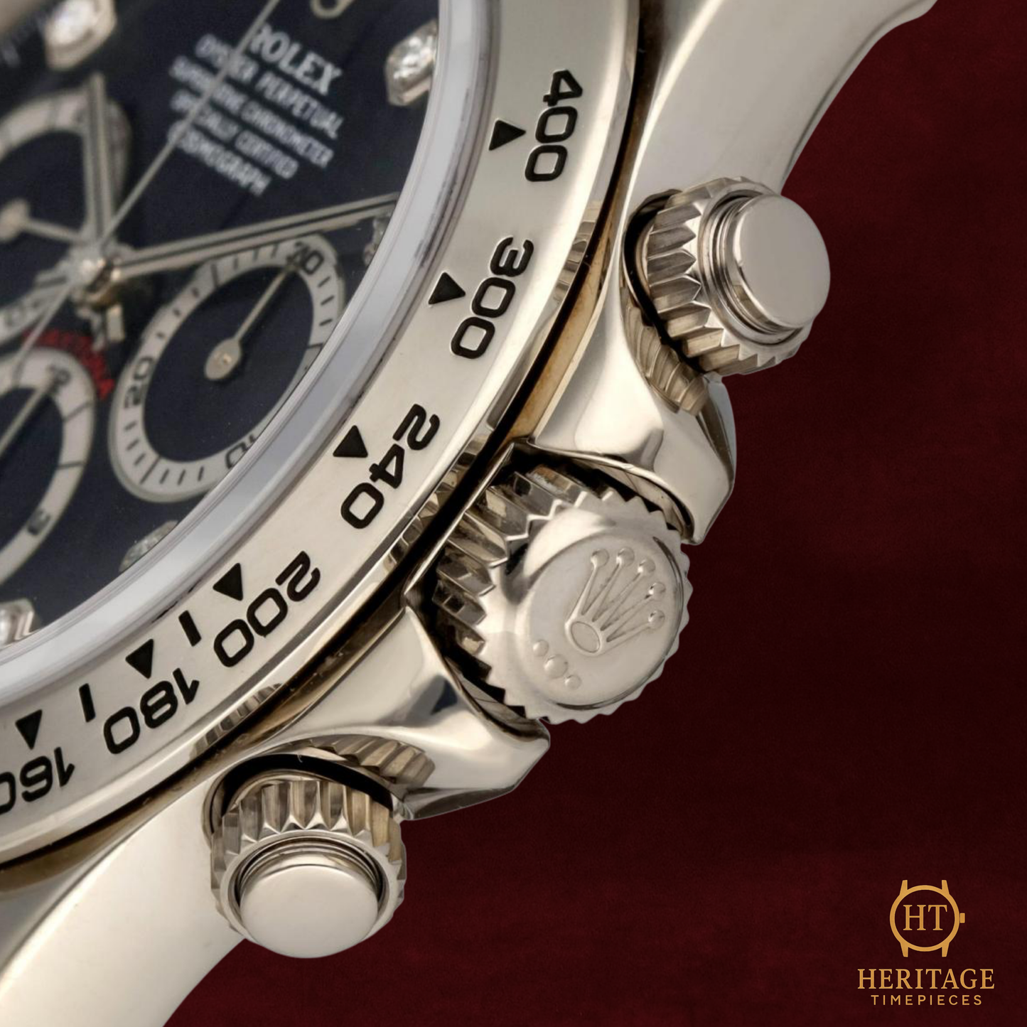 Rolex Cosmograph Daytona ‘Zenith Movement – White Gold / Diamond Index Dial’ – Reference 16519 (1999)