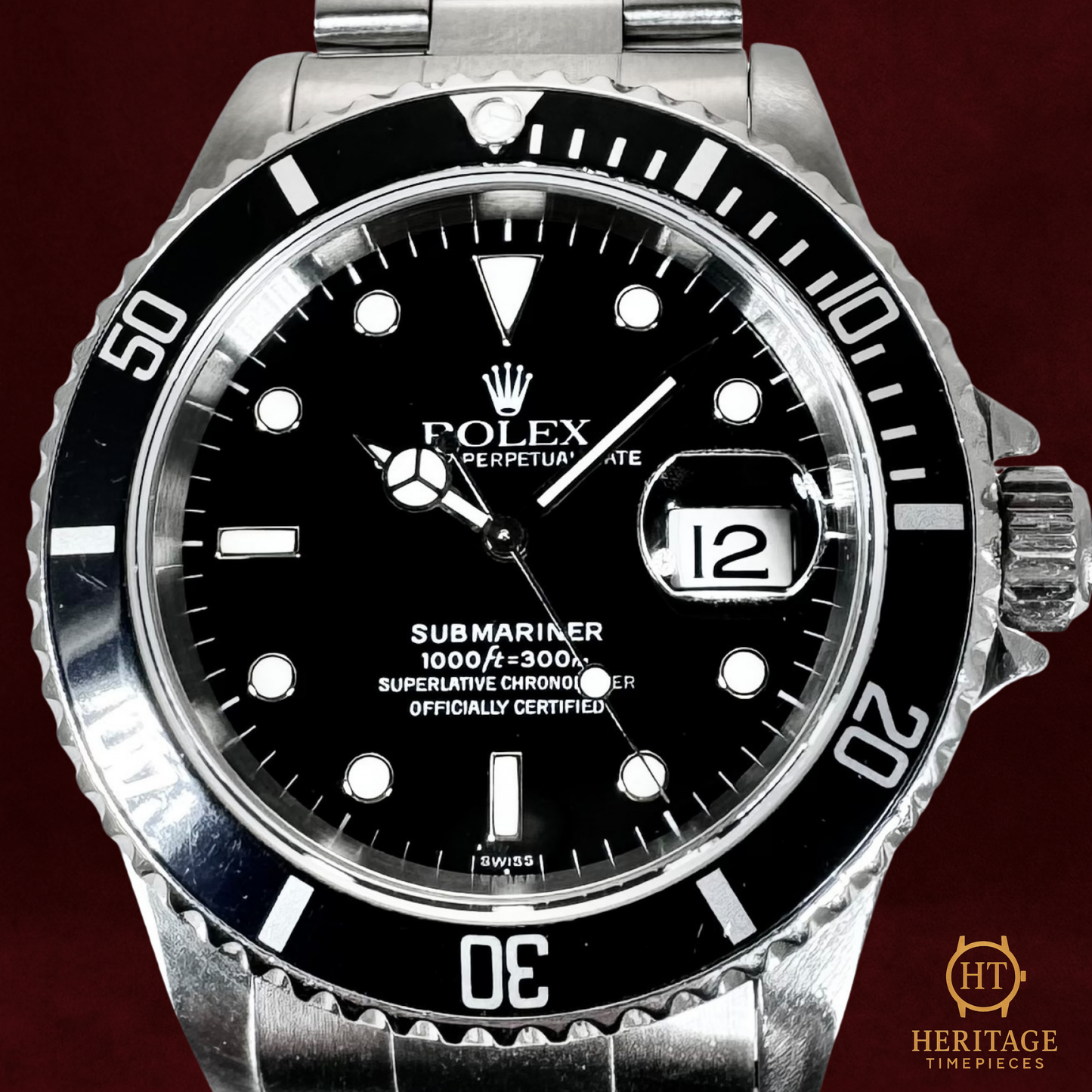 Rolex Submariner Date 'Black Dial' “Swiss Only” - Reference 16610 (c.1999)