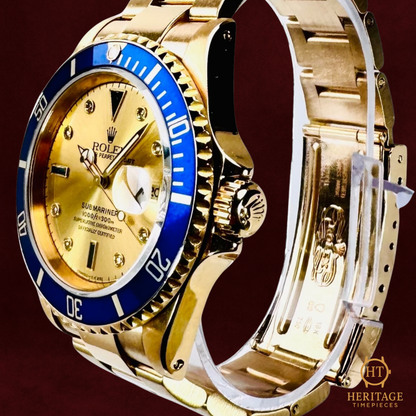 Rolex Submariner Date ‘Serti Diamond & Sapphire Dial’ - Reference 16618