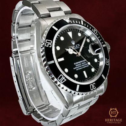 Rolex Submariner Date 'Black Dial' “Swiss Only” - Reference 16610 (c.1999)