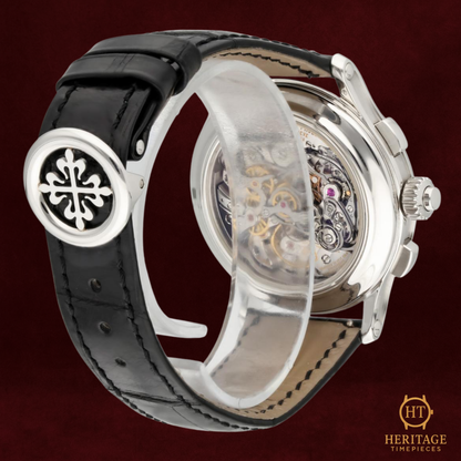 Patek Philippe Grand Complications 5370P-001 ‘Split-Seconds Chronograph – Black Enamel Dial’ (2021)