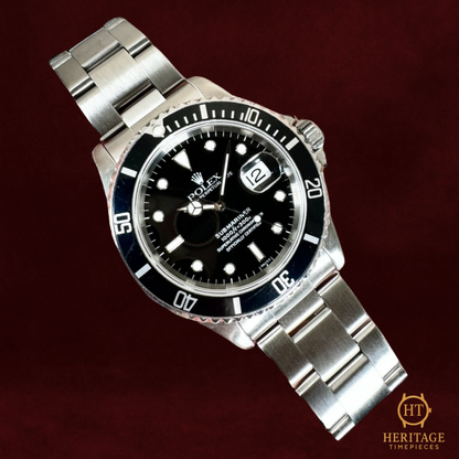 Rolex Submariner Date 'Black Dial' “Swiss Only” - Reference 16610 (c.1999)