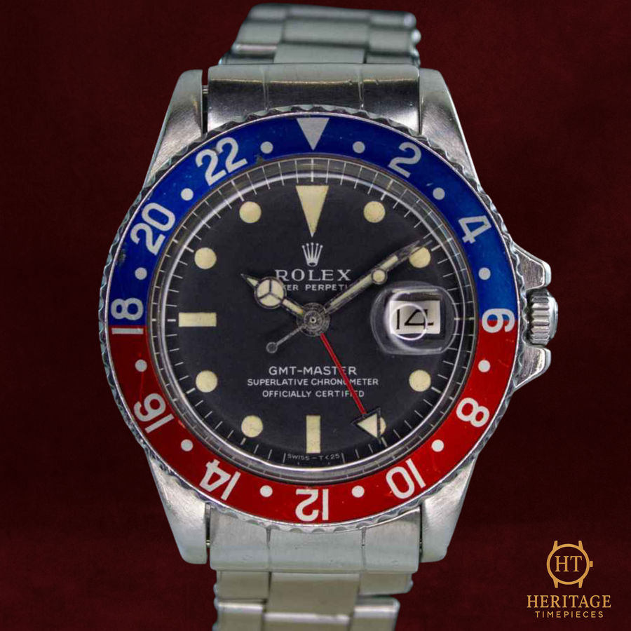 Rolex GMT-Master ’Long E Matte Dial’ – Reference 1675 (1968) RE