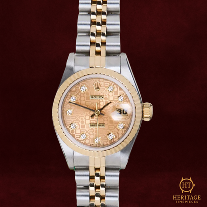 Rolex Datejust 26 ‘Champagne Diamond Jubilee Dial’ - Reference 69173 (1999)