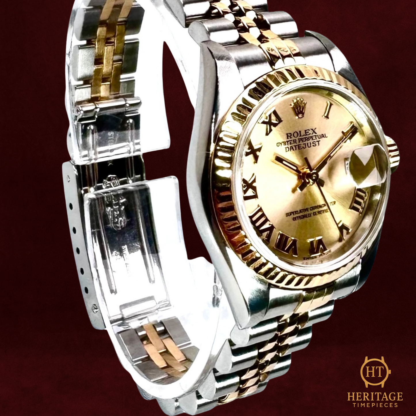 Rolex Lady-Datejust 26 ‘Champagne Roman Dial – Jubilee’ - Reference 79173 (2001)