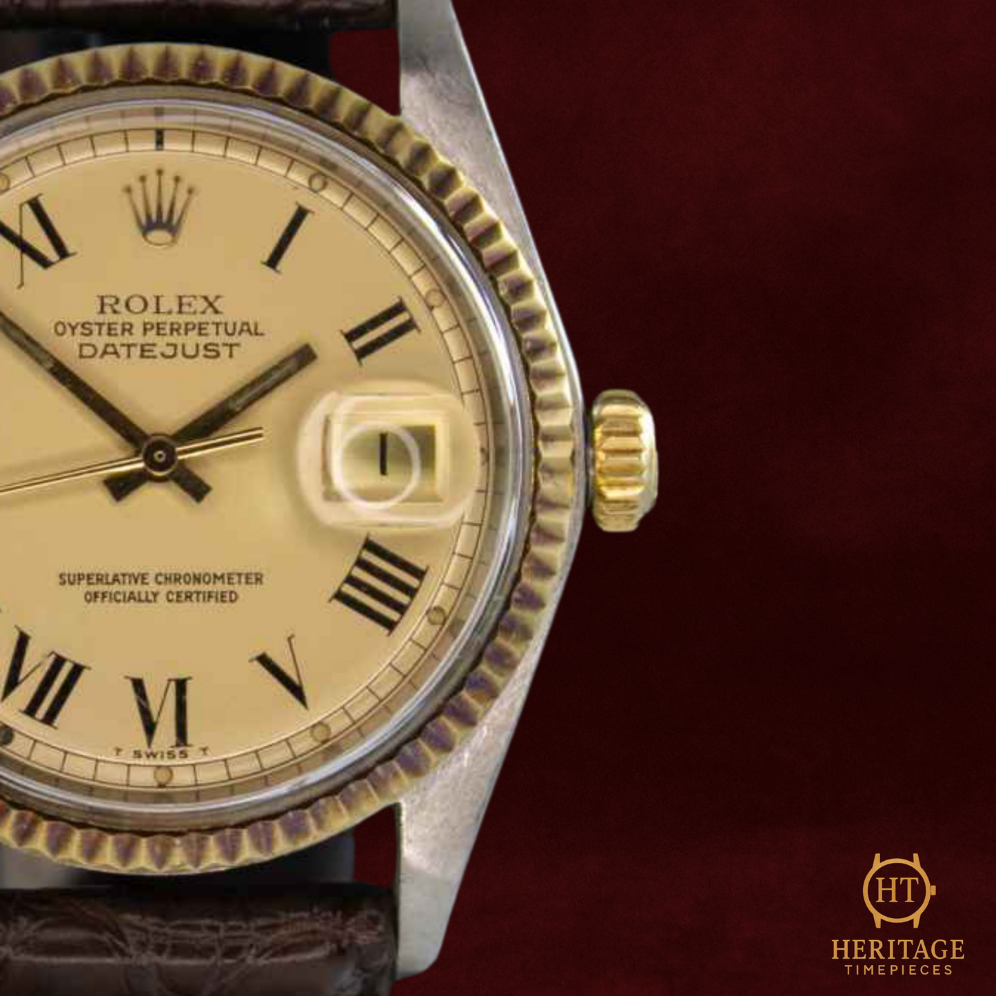Rolex Datejust 36 ‘Steel & Yellow Gold – Champagne Dial’ – Reference 1601 (1976)
