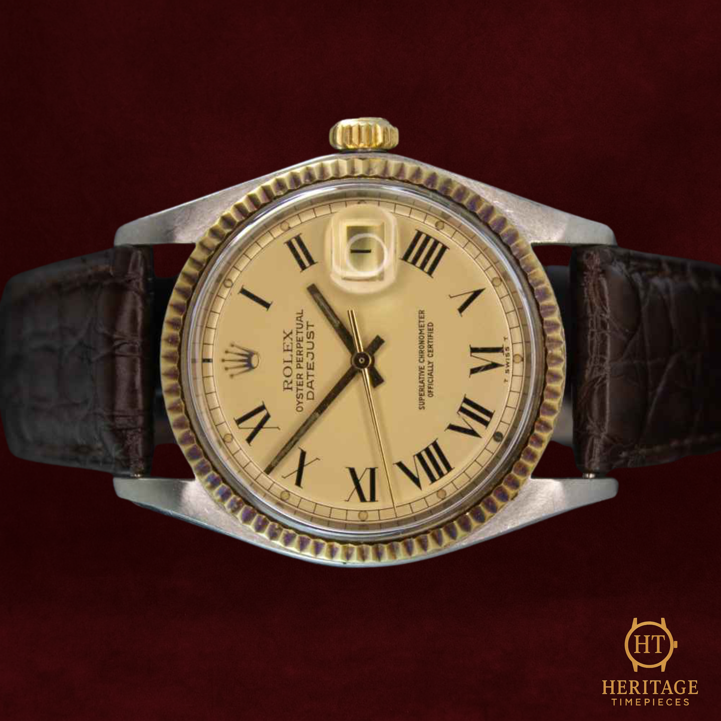 Rolex Datejust 36 ‘Steel & Yellow Gold – Champagne Dial’ – Reference 1601 (1976)
