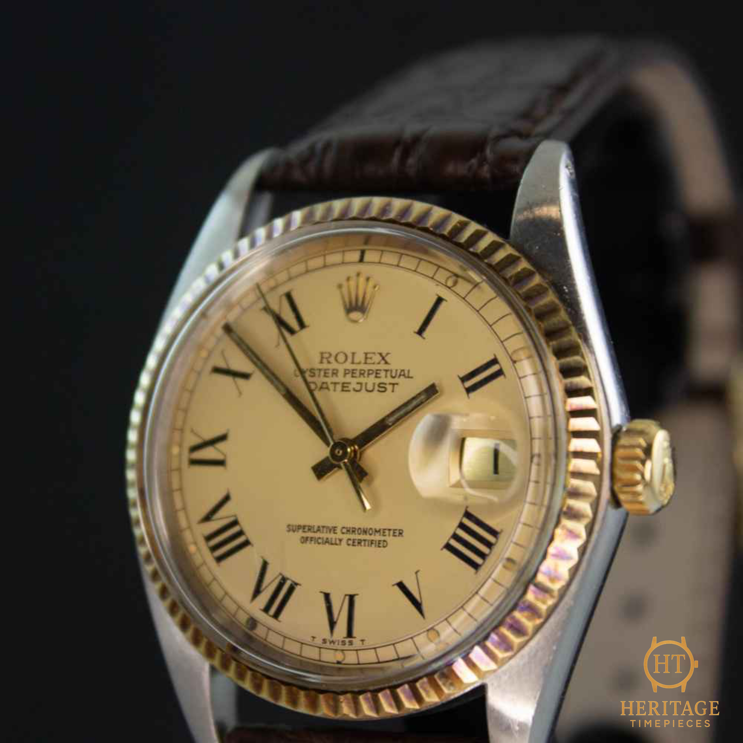 Rolex Datejust 36 ‘Steel & Yellow Gold – Champagne Dial’ – Reference 1601 (1976)