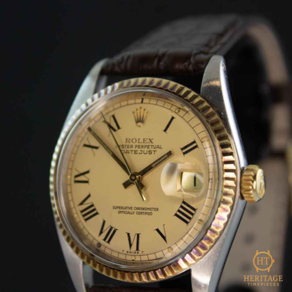 Rolex Datejust 36 ‘Steel & Yellow Gold – Champagne Dial’ – Reference 1601 (1976)