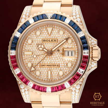 Rolex GMT-Master II ‘Everose – Sapphire & Ruby Diamond Set’ – Reference 126755SARU (2019)