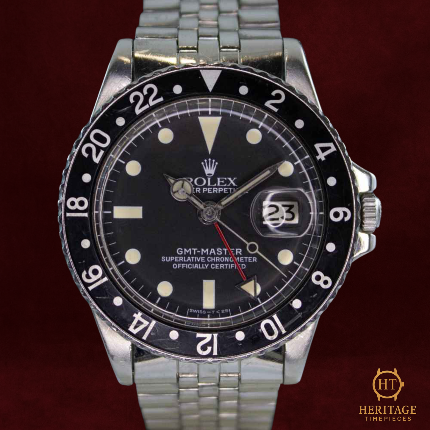 Rolex GMT-Master ’Two-Tone 70s Pilot’s GMT’ – Reference 1675 (1971)