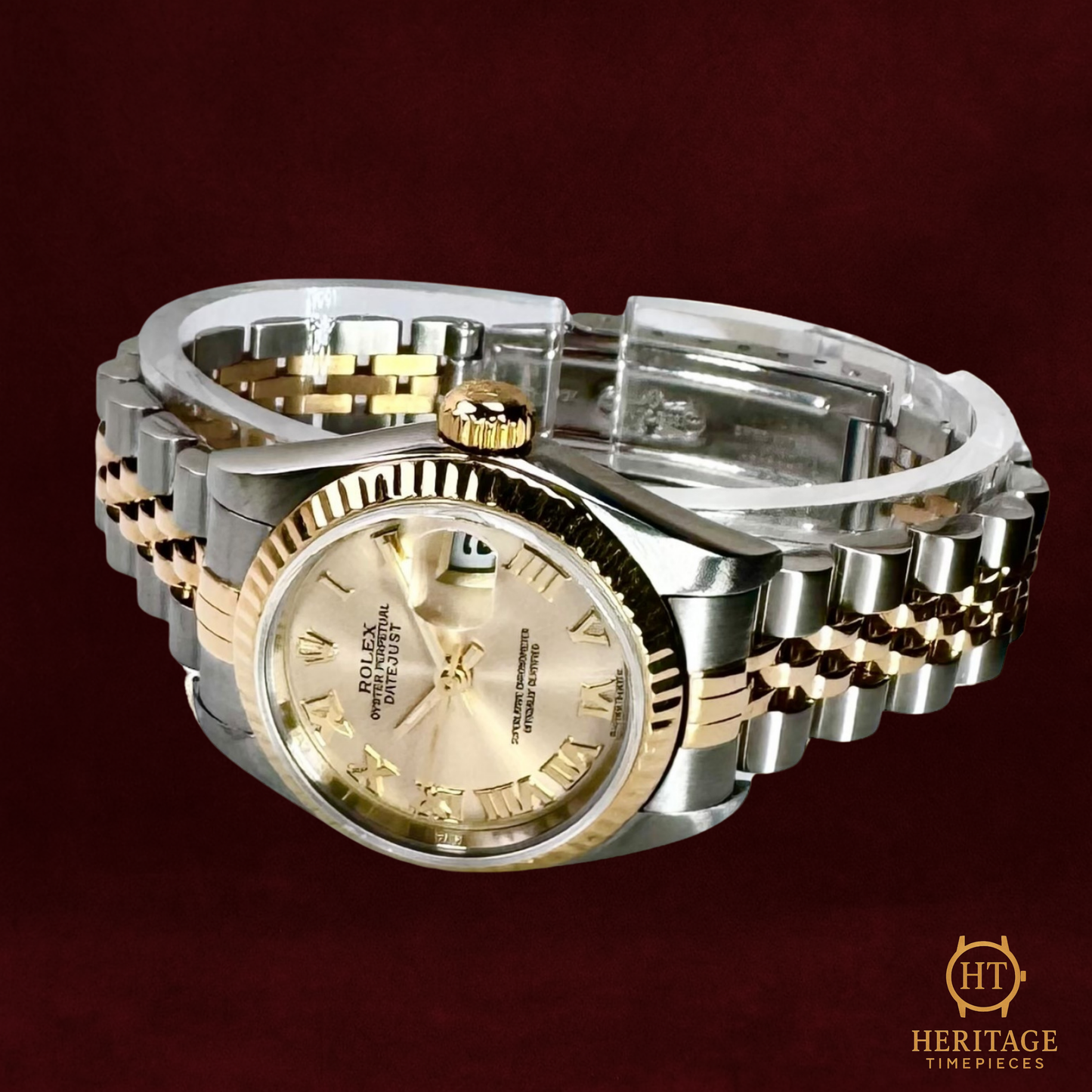 Rolex Lady-Datejust 26 ‘Champagne Roman Dial – Jubilee’ - Reference 79173 (2001)