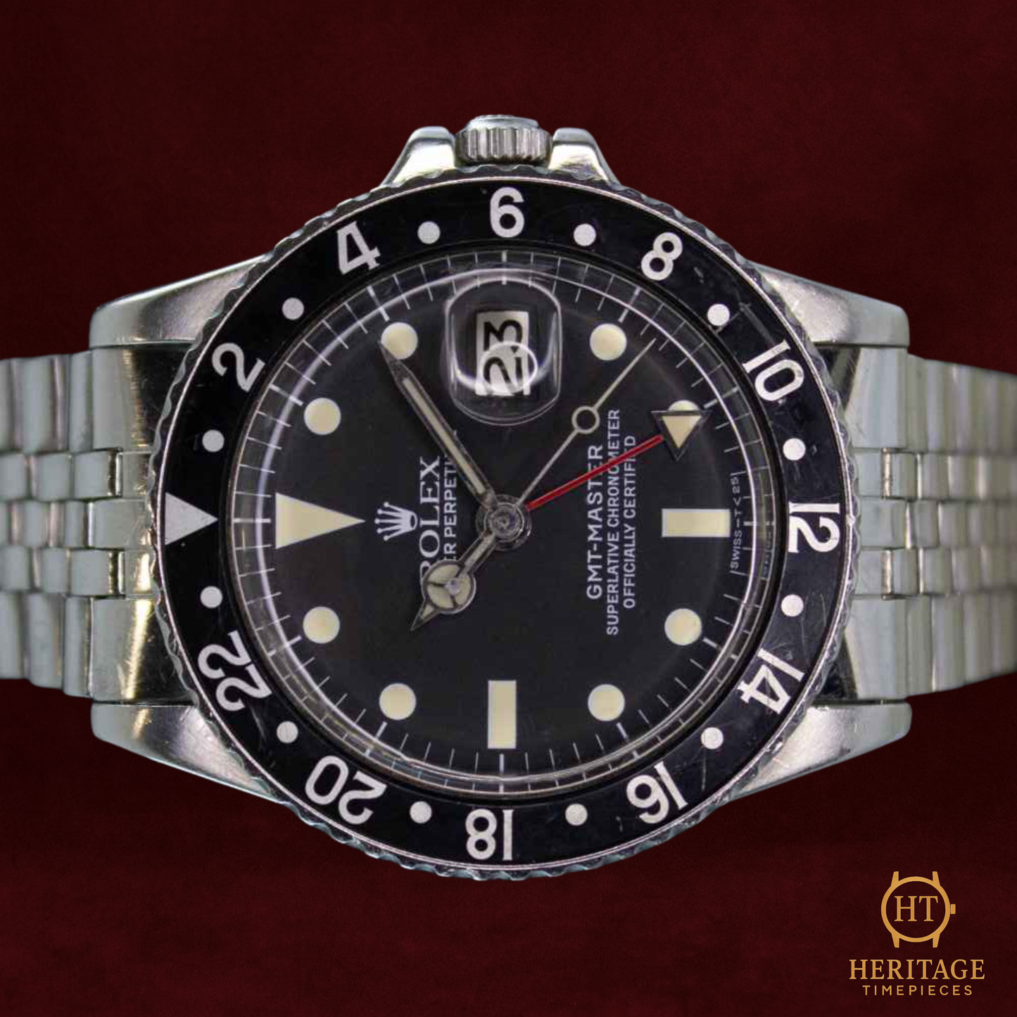 Rolex GMT-Master ’Two-Tone 70s Pilot’s GMT’ – Reference 1675 (1971)