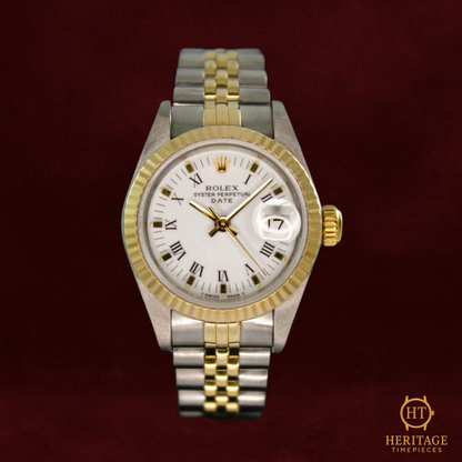 Rolex Lady Datejust ‘White Dial – Steel & Yellow Gold’ – Reference 69173 (1985)