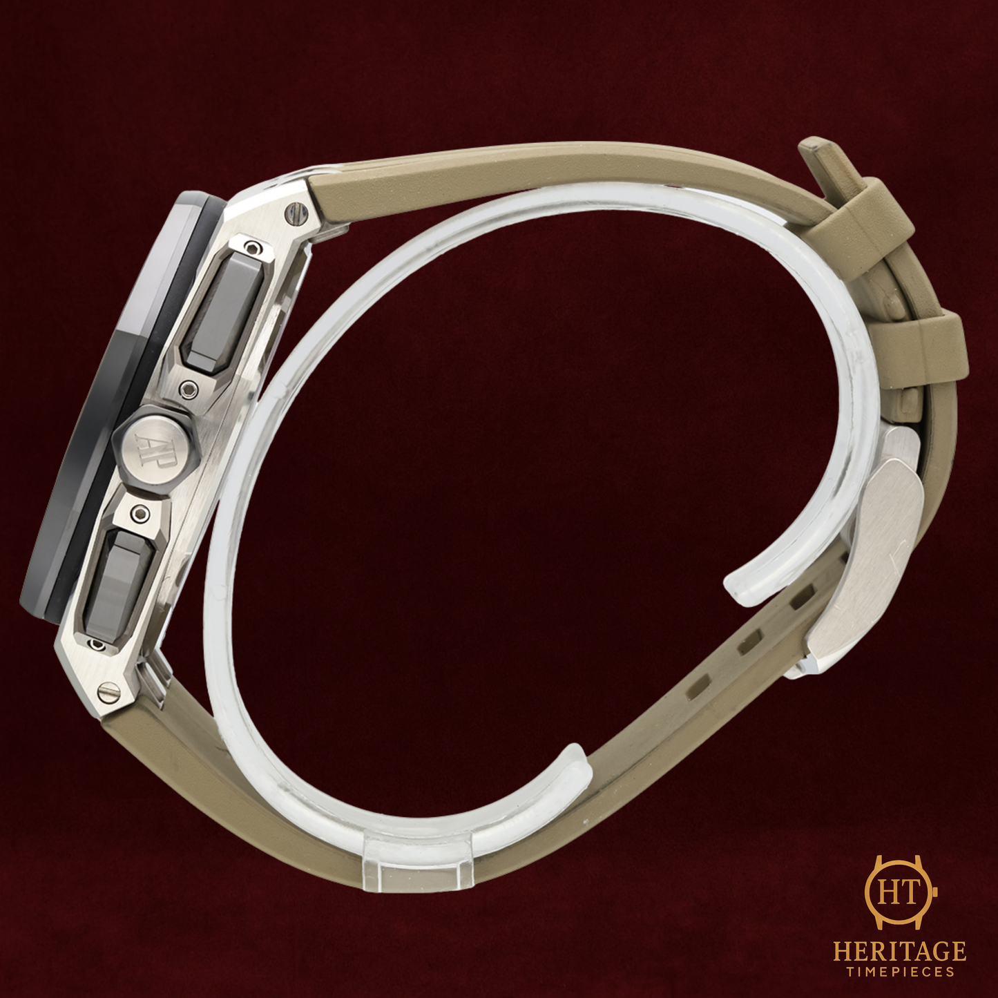 Audemars Piguet Royal Oak Offshore Chronograph ‘Steel Case – Brown Rubber Strap’ – Reference 26420SO.OO.A600CA.01