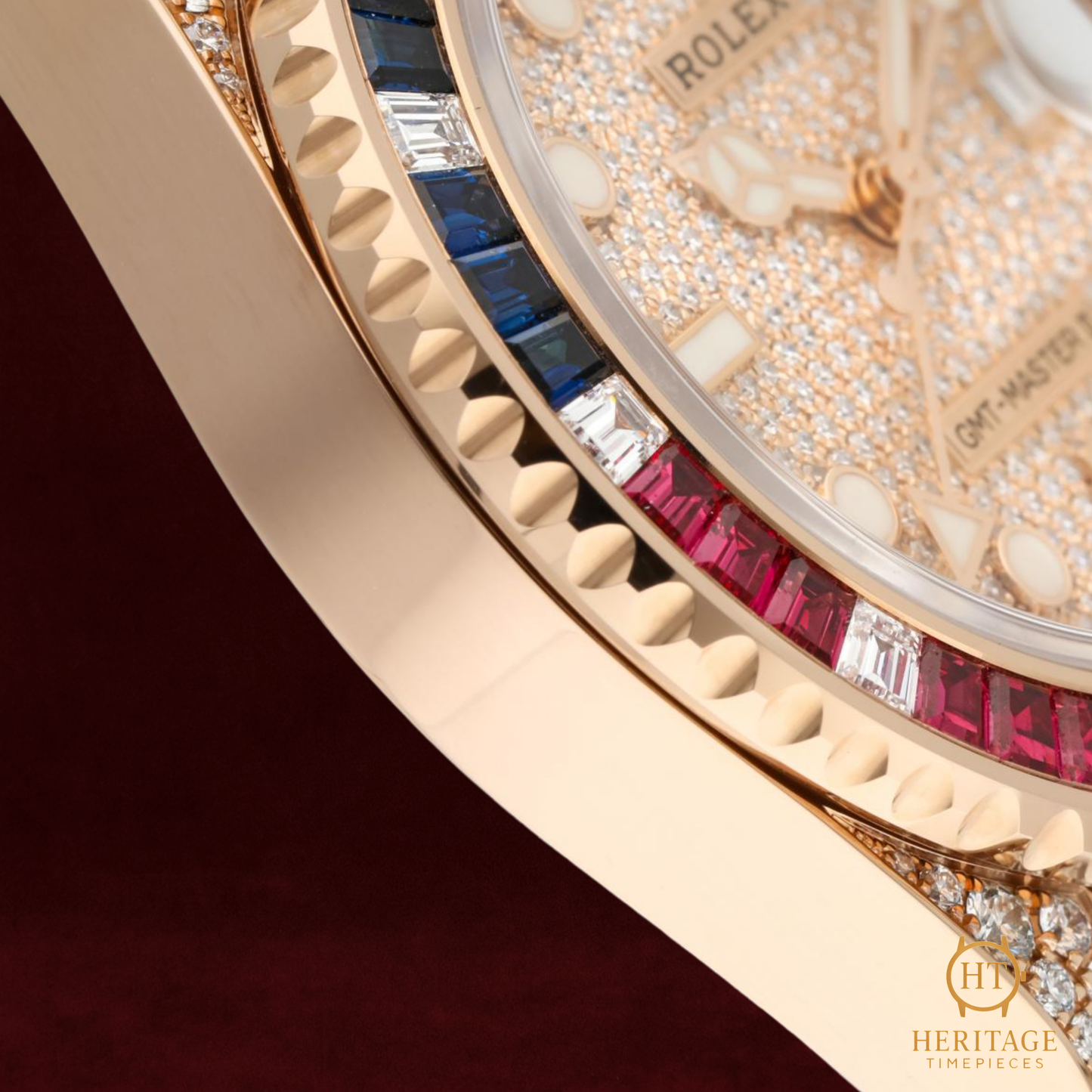 Rolex GMT-Master II ‘Everose – Sapphire & Ruby Diamond Set’ – Reference 126755SARU (2019)