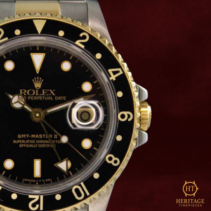 Rolex GMT-Master II ‘Steel & Yellow Gold – Black Dial’ – Reference 16713 (1991)