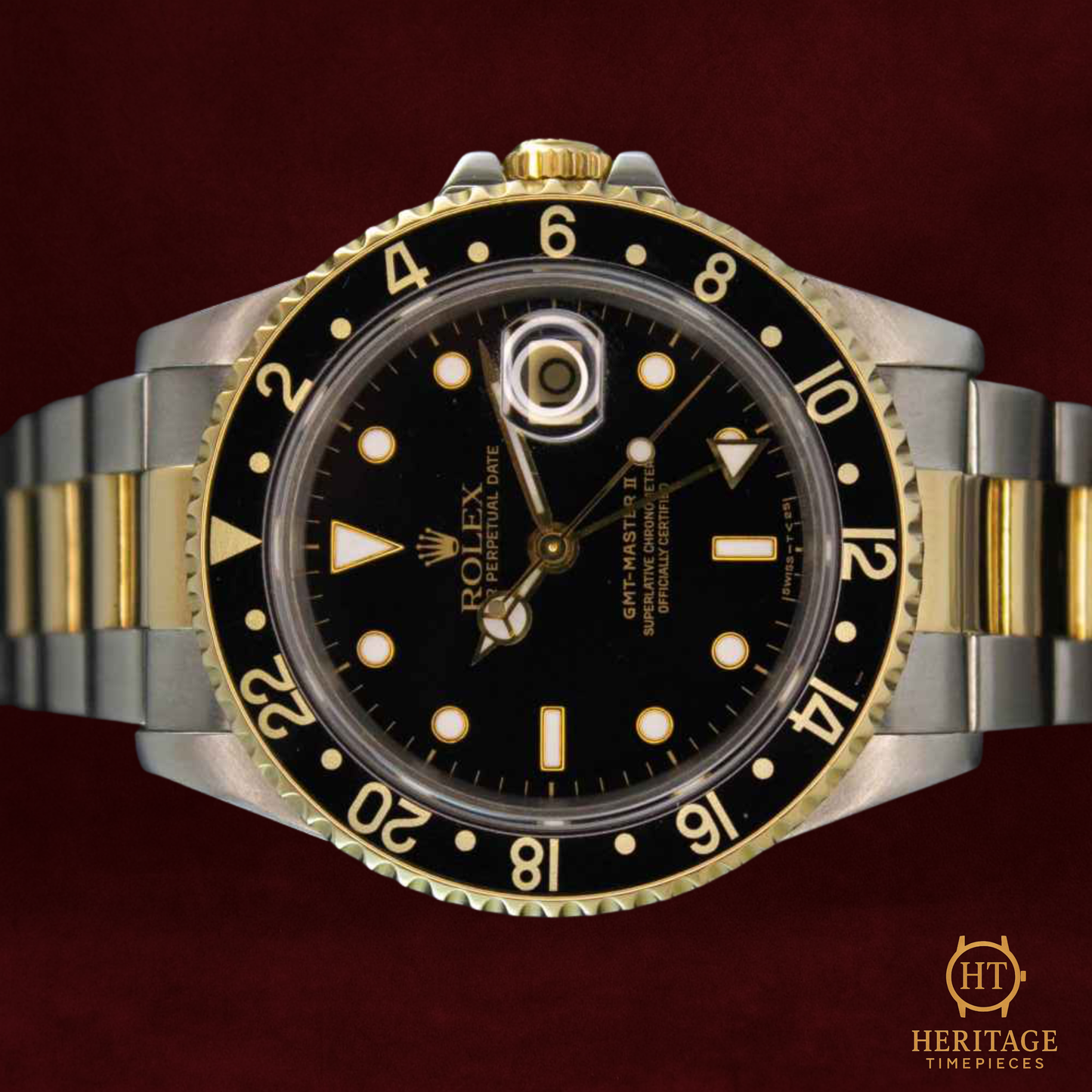 Rolex GMT-Master II ‘Steel & Yellow Gold – Black Dial’ – Reference 16713 (1991)
