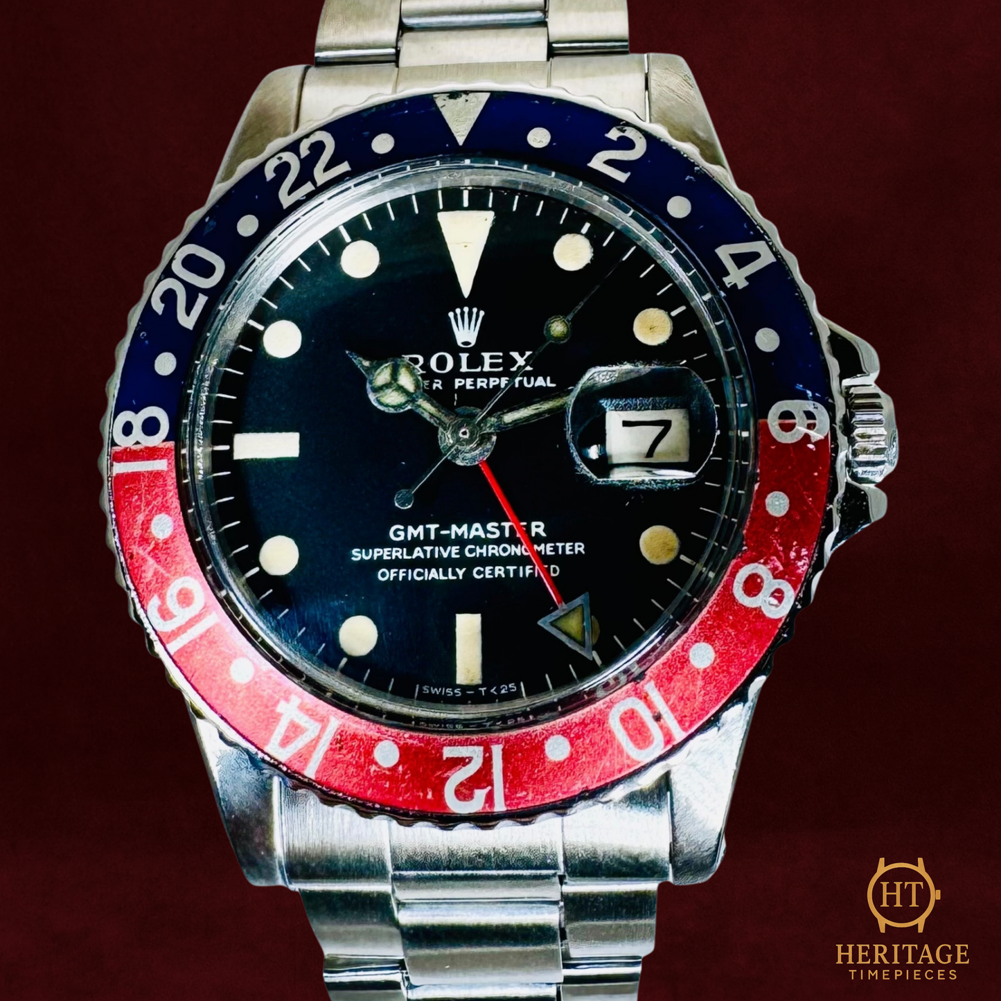 Rolex GMT-Master (Mark I “Long E” Pepsi Bezel) - Reference 1675 (c.1970s)