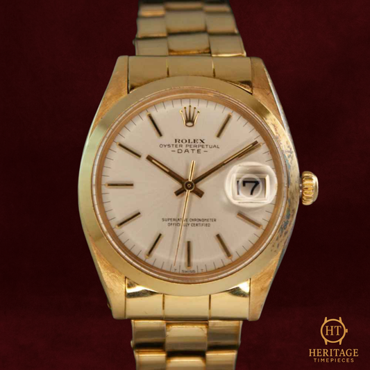 Rolex Date ‘Champagne Dial – Yellow Gold’ – Reference 1500 (1968)