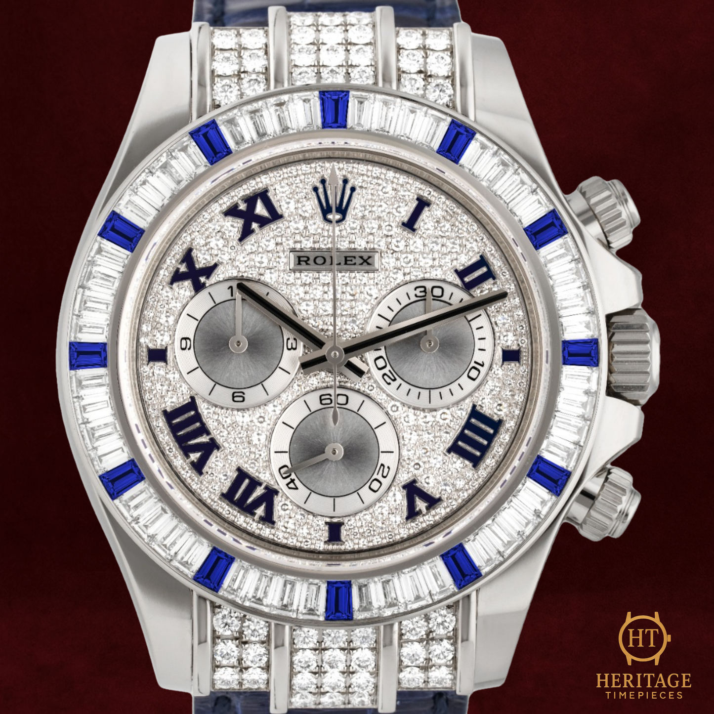 Rolex Cosmograph Daytona ‘White Gold – Diamond & Sapphire Bezel’ – Reference 11659912SA (2018)