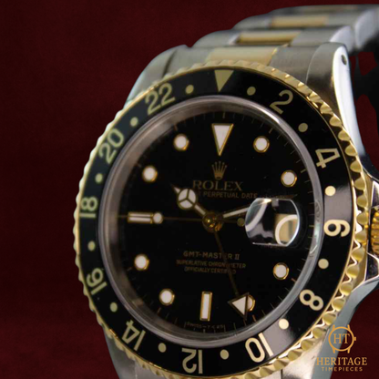 Rolex GMT-Master II ‘Steel & Yellow Gold – Black Dial’ – Reference 16713 (1991)
