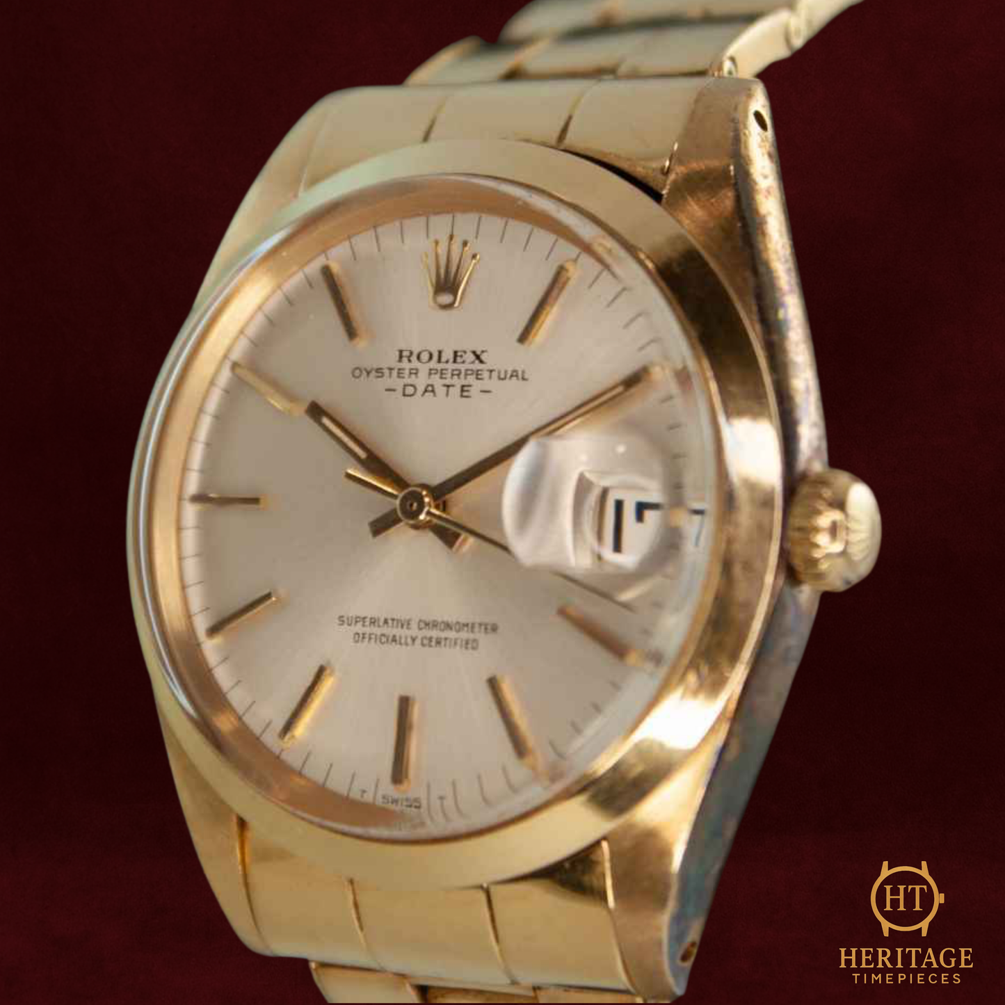Rolex Date ‘Champagne Dial – Yellow Gold’ – Reference 1500 (1968)