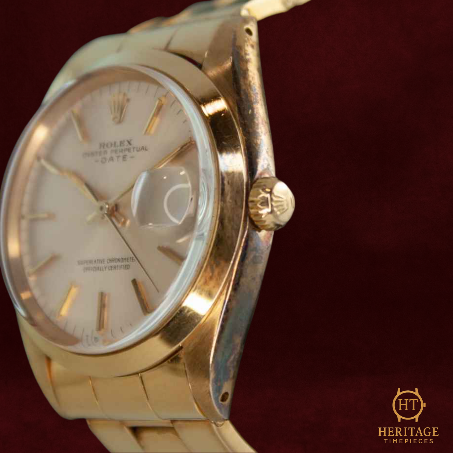 Rolex Date ‘Champagne Dial – Yellow Gold’ – Reference 1500 (1968)