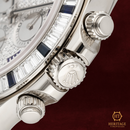 Rolex Cosmograph Daytona ‘White Gold – Diamond & Sapphire Bezel’ – Reference 11659912SA (2018)