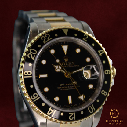 Rolex GMT-Master II ‘Steel & Yellow Gold – Black Dial’ – Reference 16713 (1991)