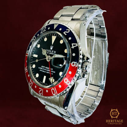 Rolex GMT-Master (Mark I “Long E” Pepsi Bezel) - Reference 1675 (c.1970s)