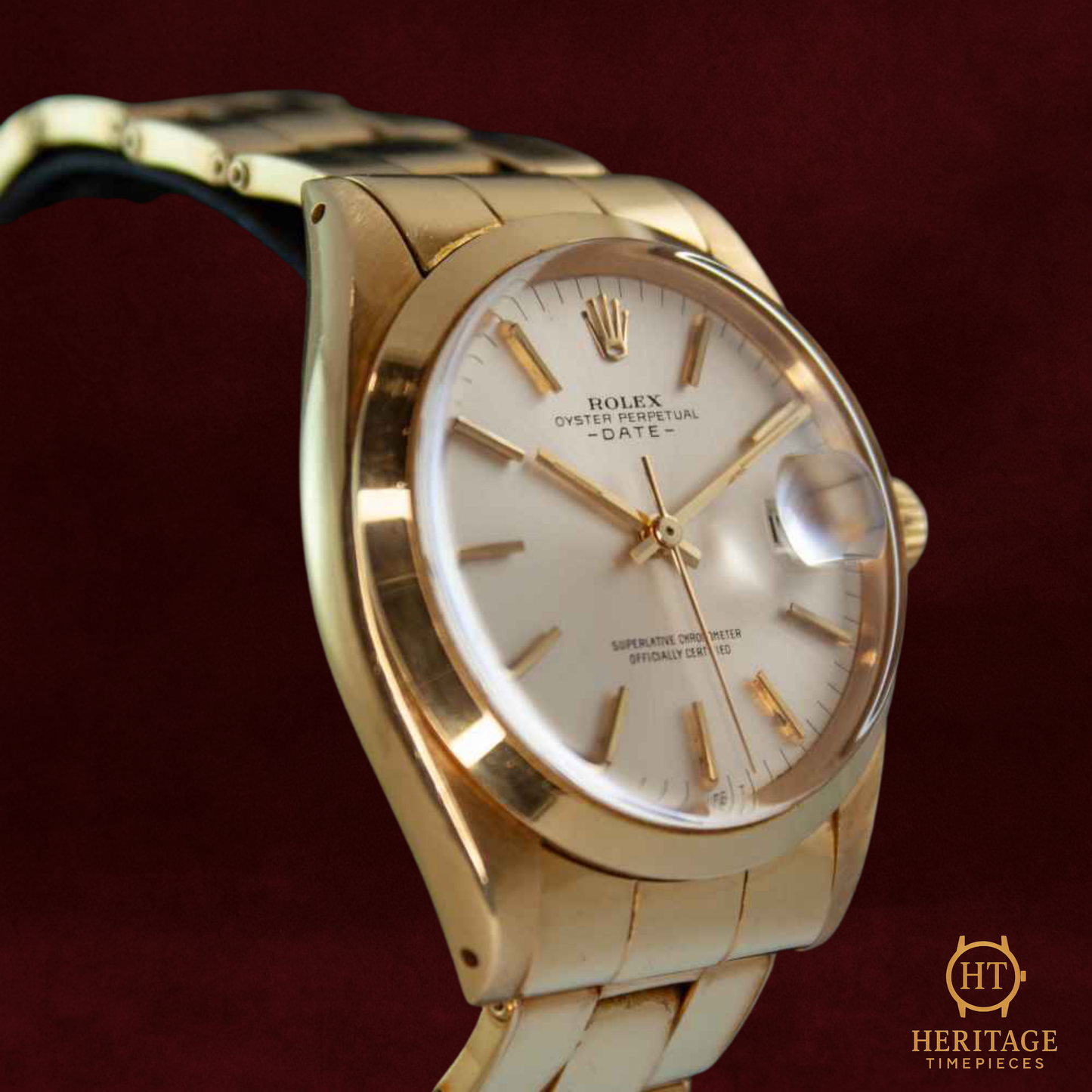 Rolex Date ‘Champagne Dial – Yellow Gold’ – Reference 1500 (1968)