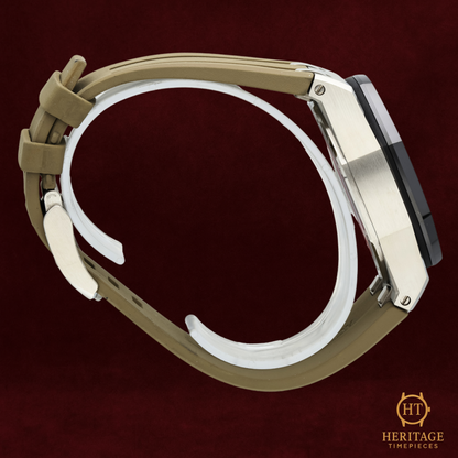 Audemars Piguet Royal Oak Offshore Chronograph ‘Steel Case – Brown Rubber Strap’ – Reference 26420SO.OO.A600CA.01