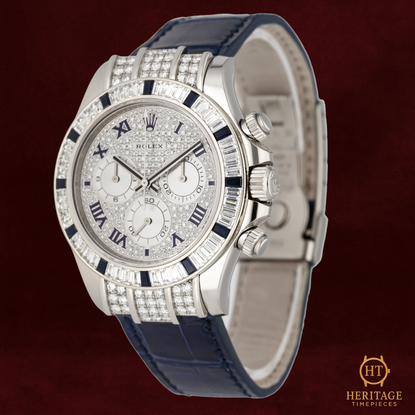 Rolex Cosmograph Daytona ‘White Gold – Diamond & Sapphire Bezel’ – Reference 11659912SA (2018)